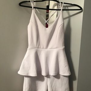 NEW White Romper Charlotte Russe S/XS